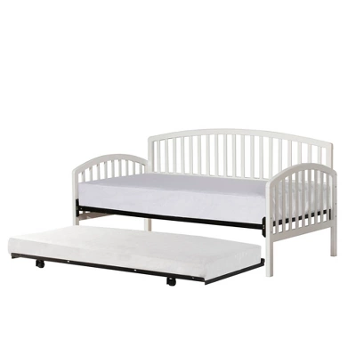 Twin Carolina Daybed With Suspension Deck And Rollout Trundle White - Hillsdale Furniture 5 Twin Carolina Daybed With Suspension Deck And Rollout Trundle White - Hillsdale Furniture - Image 5