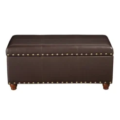 Storage Cocktail Bench Brown - HomePop 8 Storage Cocktail Bench Brown - HomePop -Baxton Studio Sale Shop GUEST 5155ec6a 1bb6 4768 974a 84110663a3ec