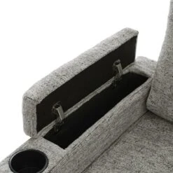 109.9" U-Shaped Sectional Sofa With Pull-Out Bed, Storage, Cup Holders & USB Ports, Versatile Sleeper Couch For Living Room - ModernLuxe -Baxton Studio Sale Shop GUEST 515954f5 d107 4797 a3ee c23b045a4570