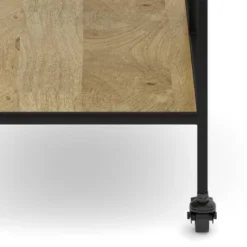 Lintz Bar Cart Natural - WyndenHall -Baxton Studio Sale Shop GUEST 5178e8eb f5f9 4d11 a26c cadeb3452f04