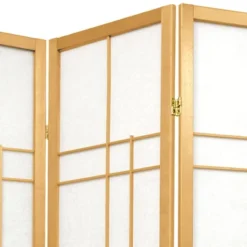 4 Ft. Tall Eudes Shoji Screen - Natural (4 Panels)