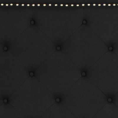 Emma And Oliver Arched Tufted Upholstered Platform Bed 9 Emma And Oliver Arched Tufted Upholstered Platform Bed - Image 9