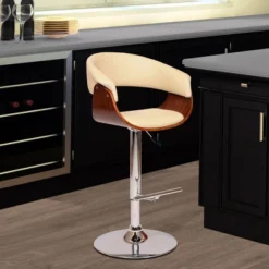 Paris Swivel Barstool - Armen Living -Baxton Studio Sale Shop GUEST 53013414 5436 4d29 8454 ddd2b8228330