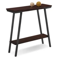 Empiria Modern Industrial Hall Stand Brown - Leick Home -Baxton Studio Sale Shop GUEST 5339b508 0fa6 407e a26f e57a628ac2df