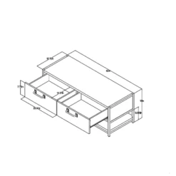 Modular Entryway Storage Bench With Shelving - Aged Oak - Hearth & Hand™ With Magnolia: Iron Frame, Farmhouse Style, CARB Certified -Baxton Studio Sale Shop GUEST 539b8205 c1d0 4a06 a2e5 028dce88d888