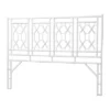 Bali & Pari King Size Sampson Rattan Standalone Headboard White