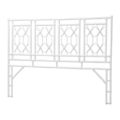 Bali & Pari King Size Sampson Rattan Standalone Headboard White