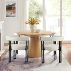 Velvet Dining Chairs Set Of 4, Upholstered Accent Armchairs With Geometric Black Metal Legs For Kitchen Or Dining Room - Maison Boucle 23 Velvet Dining Chairs Set Of 4, Upholstered Accent Armchairs With Geometric Black Metal Legs For Kitchen Or Dining Room - Maison Boucle -Baxton Studio Sale Shop GUEST 5530e17c 0e46 4e70 b071 796c40ba72c4