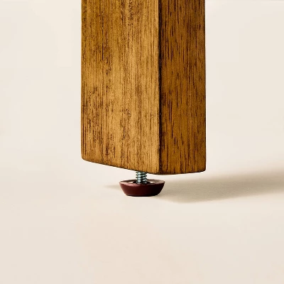 Wood Frame Ottoman With Attached Cushion - Hearth & Hand™ With Magnolia Furniture 4 Wood Frame Ottoman With Attached Cushion - Hearth & Hand™ With Magnolia Furniture - Image 4