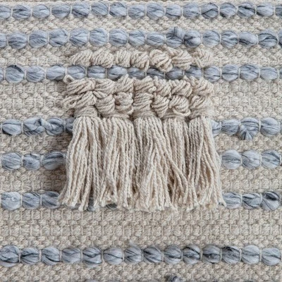 Trestles Ottoman Beige/Gray - Anji Mountain 4 Trestles Ottoman Beige/Gray - Anji Mountain - Image 4