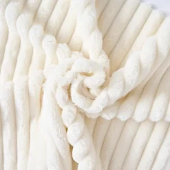 2-in-1 Foldable Sofa Bed, Convertible Sleeper Sofa Couch Corduroy Loveseat With Functional Blanket & 2 Pillows - ModernLuxe -Baxton Studio Sale Shop GUEST 56865212 1ff4 4ac9 b869 efb73729d757