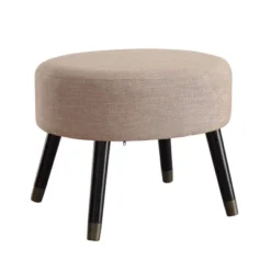 Designs4Comfort Mid-Century Modern Round Ottoman Stool - Breighton Home -Baxton Studio Sale Shop GUEST 56c2640b c92f 431a 9bad 06ae2ceb4da5