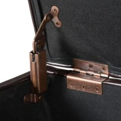 Deluxe Tufted Storage Bench Espresso - HomePop: Faux Leather, Bedroom & Living Room Use, Hinged Lid -Baxton Studio Sale Shop GUEST 570ca08e dc3f 4880 9527 5e986c5314a8