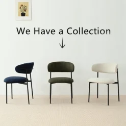 Merida Dining Chair Set Of 2, Simple Design Armless Side Chairs With Metal Legs For Kitchen, Dining Room & Living Space-Maison Boucle 16 Merida Dining Chair Set Of 2, Simple Design Armless Side Chairs With Metal Legs For Kitchen, Dining Room & Living Space-Maison Boucle -Baxton Studio Sale Shop GUEST 574eb571 c8cc 4da2 af5b 43f13336afaa