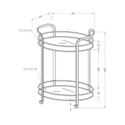 Derria Oval Mirrored Metal Frame Serving Cart - Furniture Of America 9 Derria Oval Mirrored Metal Frame Serving Cart - Furniture Of America -Baxton Studio Sale Shop GUEST 57747abd 2fcc 47ea 8669 fa7979fa7631