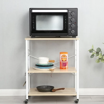 Somdot Baker's Rack Kitchen Utility Storage Microwave Stand 4 Somdot Baker's Rack Kitchen Utility Storage Microwave Stand - Image 4