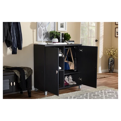 Marcy Modern And Contemporary Wood Entryway Storage Sideboard Cabinet - Baxton Studio 5 Marcy Modern And Contemporary Wood Entryway Storage Sideboard Cabinet - Baxton Studio - Image 5