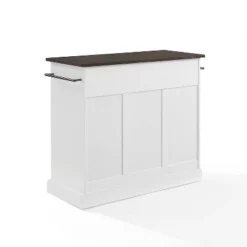 Shoreline Kitchen Island White/Dark Brown - Crosley -Baxton Studio Sale Shop GUEST 5996b8ad 35b3 430e 871f 6874a48ed147