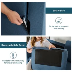 Vipbear 65.4" Loveseat Sofa,Comfy Love Seat Couches For Living Room,Mid Century Modern Small Couch For Bedroom Office With Spring Cushion -Baxton Studio Sale Shop GUEST 59af942f 753b 46f0 b521 51d77b0e4691