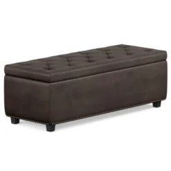 48" Springfield Storage Ottoman - Wyndenhall -Baxton Studio Sale Shop GUEST 59bed804 586c 41e4 8c46 628a6af0f125
