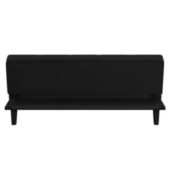 Lorrance 3 Seat Convertible Futon Sofa Bed Black - Serta -Baxton Studio Sale Shop GUEST 59f5c798 4fbb 472c a8a4 809ff46b8ee4
