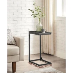 VASAGLE C-Shaped End Table, Small Side Table For Couch, Sofa Table With Metal Frame 13 VASAGLE C-Shaped End Table, Small Side Table For Couch, Sofa Table With Metal Frame -Baxton Studio Sale Shop GUEST 5a94121d a0e8 44c8 bf11 e49fb8296fe8