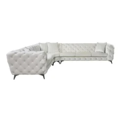 133" Atronia Sectional Sofa Beige Fabric - Acme Furniture: Linen Upholstery, Wood Frame, Includes 4 Pillows 10 133" Atronia Sectional Sofa Beige Fabric - Acme Furniture: Linen Upholstery, Wood Frame, Includes 4 Pillows -Baxton Studio Sale Shop GUEST 5ab35a7c 9253 49de 8210 66c6a32a0622