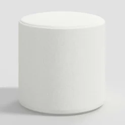 Round Thalia Ottoman In Textured Linen - Threshold™ -Baxton Studio Sale Shop GUEST 5adbb7e2 c555 44bd 886f b90c408a36f4