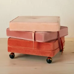 Marin Stackable Pouf With Casters - Opalhouse™ Designed With Jungalow™ -Baxton Studio Sale Shop GUEST 5b1e48d3 e783 4991 9407 d41d430d95f6