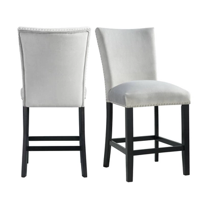 Set Of 2 Celine Velvet Counter Height Barstools - Picket House Furnishings 15 Set Of 2 Celine Velvet Counter Height Barstools - Picket House Furnishings - Image 15