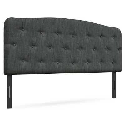 Costway Full Size Upholstered Headboard Only Adjust Button Tufted Faux Linen Light GreyDark Grey 1 Costway Full Size Upholstered Headboard Only Adjust Button Tufted Faux Linen Light GreyDark Grey