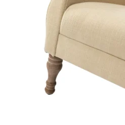 Charlie Wooden Upholstery Livingroom Armchair With Button-tufted | ARTFUL LIVING DESIGN -Baxton Studio Sale Shop GUEST 5ccdd2a3 4790 4663 8db8 17d53946d22b