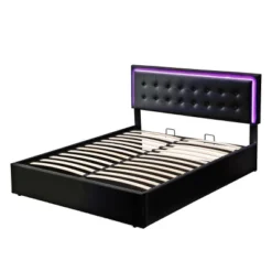 3-Pieces Bedroom Sets, Queen Size Bed With Led Lights, Two Nightstands With 2 Drawers For Each-Cuddlewood 10 3-Pieces Bedroom Sets, Queen Size Bed With Led Lights, Two Nightstands With 2 Drawers For Each-Cuddlewood -Baxton Studio Sale Shop GUEST 5d46e4fa a1ae 4dbe b199 4f7f28878d2f