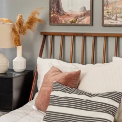 Boho Solid Wood Spindle Platform Bed - Saracina Home -Baxton Studio Sale Shop GUEST 5d564539 27f1 4dd4 a895 beb836e285be