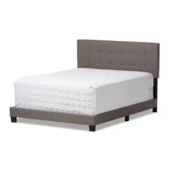 Brookfield Modern And Contemporary Fabric Upholstered Grid - Tufting Bed - Queen - Baxton Studio -Baxton Studio Sale Shop GUEST 5dcc29a9 3173 4d1b b5b9 b609a0c9bcc9