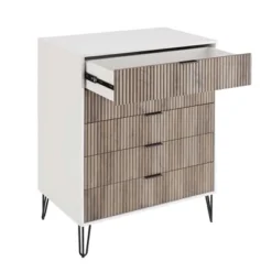Manhattan Comfort Dumbo 2pc Modern 5 Drawer Dresser And 2 Drawer Nightstand Set 22 Manhattan Comfort Dumbo 2pc Modern 5 Drawer Dresser And 2 Drawer Nightstand Set -Baxton Studio Sale Shop GUEST 5e10ccd4 8286 4c11 b2a6 45be43707a3c