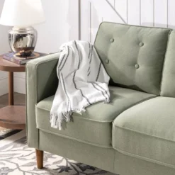 53" Lauren Loveseat Sofa Pearl Green - Zinus -Baxton Studio Sale Shop GUEST 5e2c5cac 7370 48de 9517 f7a96f818479