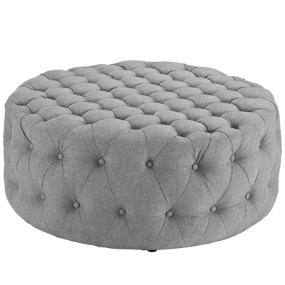 Amour Upholstered Fabric Ottoman - Modway 9 Amour Upholstered Fabric Ottoman - Modway - Image 9