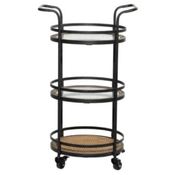 Industrial Metal Bar Cart Brown - Olivia & May -Baxton Studio Sale Shop GUEST 5e4f91b4 9b9a 474f 8e2d 3652555b7a94
