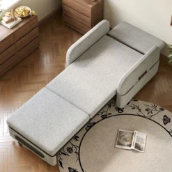 Luck Live Adjustable Sleeper Chair Pullout Sofa Bed With Modern Linen Fabric For Living Room 26 Luck Live Adjustable Sleeper Chair Pullout Sofa Bed With Modern Linen Fabric For Living Room -Baxton Studio Sale Shop GUEST 5e51e800 6054 44aa a86d 54229ffe1a05