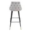 29.5" Luxe Velvet Barstool - ZM Home