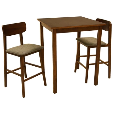 Zenvida Mid Century Counter Height Dining Table Set, Square Solid Wood Table And Chairs 8 Zenvida Mid Century Counter Height Dining Table Set, Square Solid Wood Table And Chairs - Image 8