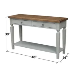 Vista Console And Sofa Table - International Concepts -Baxton Studio Sale Shop GUEST 5f445b64 24aa 4836 aab7 3e713a9eaf33