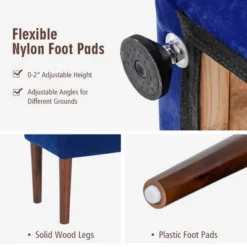 Costway Modern Berber Fleece Single Sofa Chair W/ Ottoman & Waist Pillow RedBlueBlackGreenOrange -Baxton Studio Sale Shop GUEST 5fccd1a6 7771 43eb b807 a59354e4737a