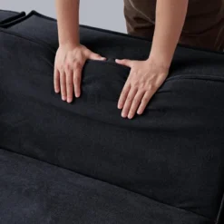 WJShome Modular Sectional Sofa Couch,118.62" L Shaped Cloud Couch With 1 Ottomans,Minimalist 4 Seater Convertible Sofa For Living Room -Baxton Studio Sale Shop GUEST 5fedae66 bab7 47c1 9270 66ad84db746b