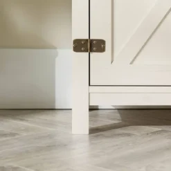 Clarabelle Rustic Industrial Barn Door TV Stand For TVs Up To 50" - Saracina Home -Baxton Studio Sale Shop GUEST 60d52128 a4b6 42a1 877e afd0959f2ee9