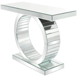 Glam Glass Console Table Silver - Olivia & May 9 Glam Glass Console Table Silver - Olivia & May -Baxton Studio Sale Shop GUEST 60feb0a0 6f38 48fb 8675 b4fba3b21d9e