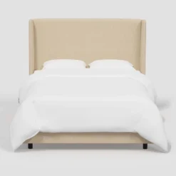 Antwerp Wingback Bed In Linen - Threshold™