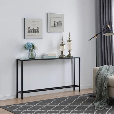 Dillard Narrow Long Console Table Black - Aiden Lane 2 Dillard Narrow Long Console Table Black - Aiden Lane - Image 2