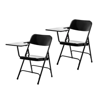 2pk Tablet Arm Folding Chair Black- Hampden Furnishings 10 2pk Tablet Arm Folding Chair Black- Hampden Furnishings - Image 10